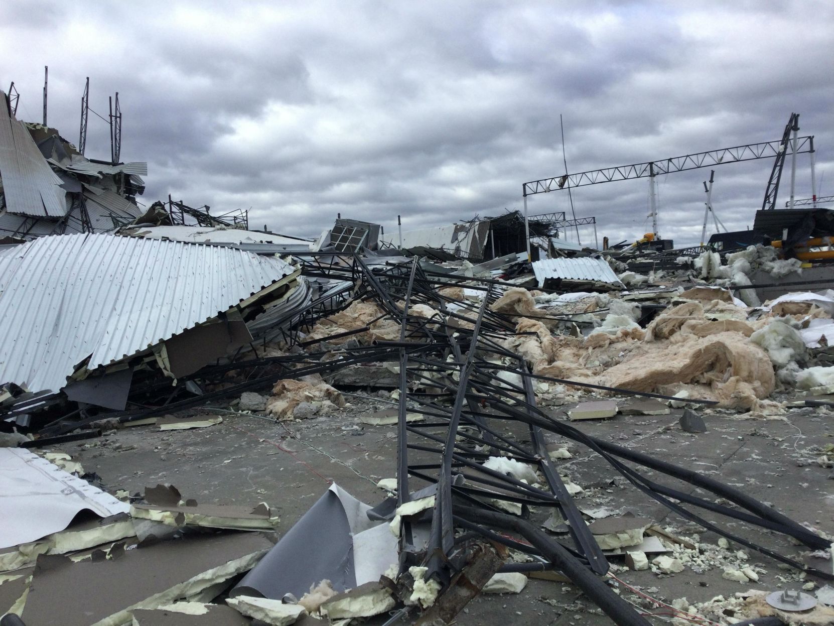 Amazon tornado damage assessment photos